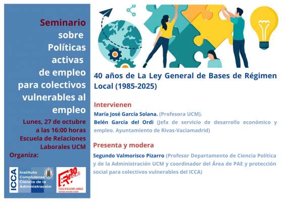 Seminario sobre Políticas Activas de empleo y colectivos en riesgo de exclusión social